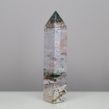 Ocean Jasper Tower  - Crescents & Crystals