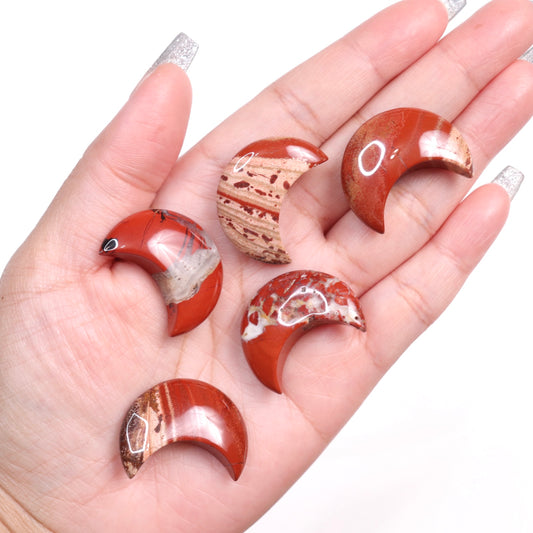 Red Jasper Mini Moons