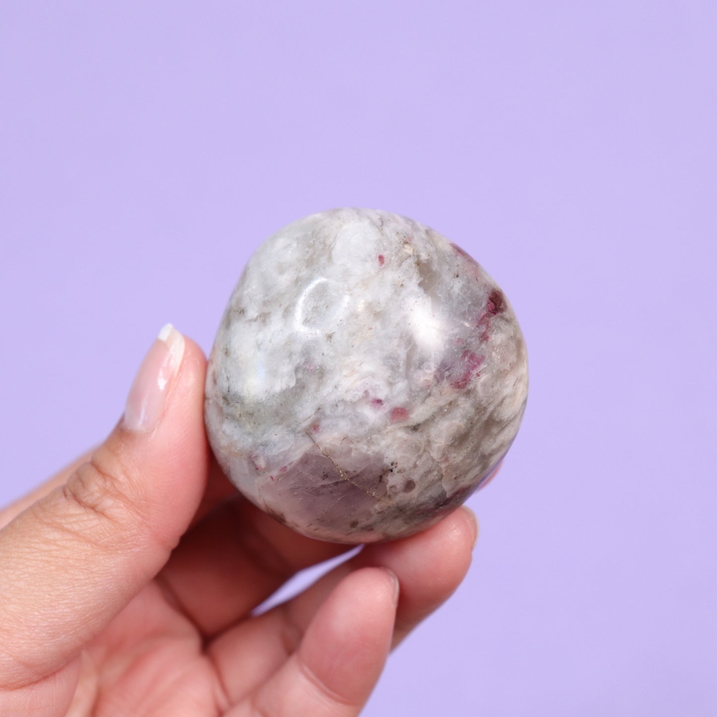 Rubellite Palm Stone [2]