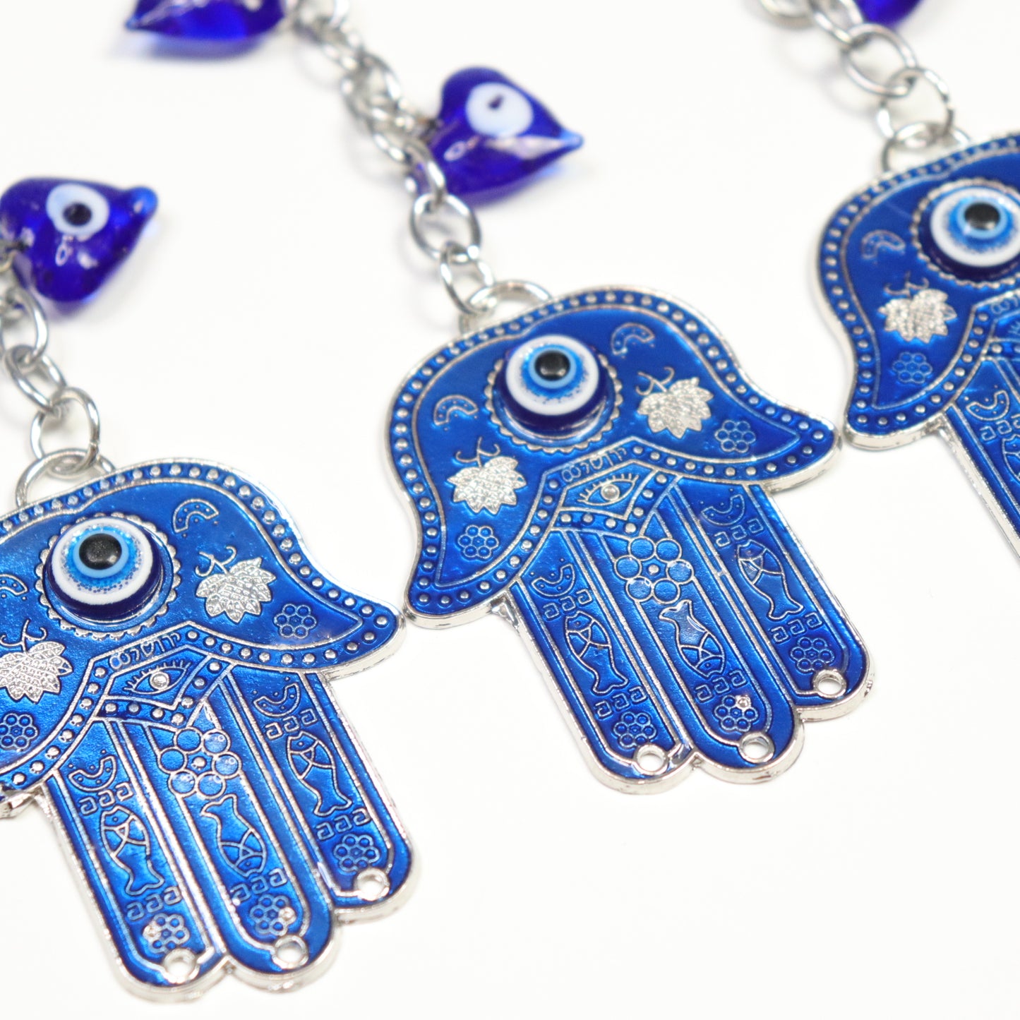 Hamsa Hand Keychain [Blue]