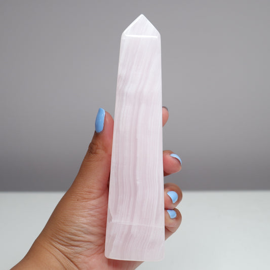 Pink Mangano Calcite Tower* [3]