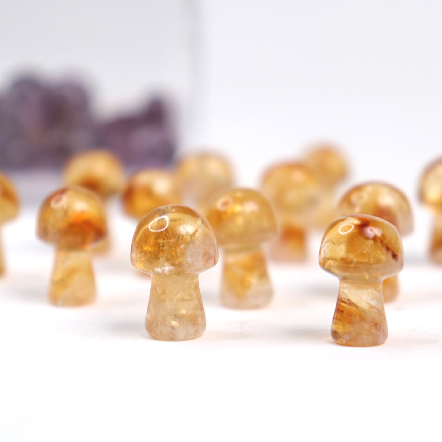 Citrine Mushroom - Crescents & Crystals