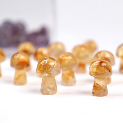 Citrine Mushroom - Crescents & Crystals