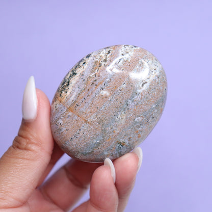 Ocean Jasper Palm Stone | 7