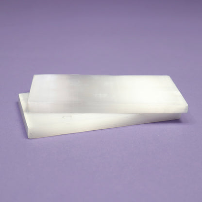 Selenite Charging Plate  - Crescents & Crystals