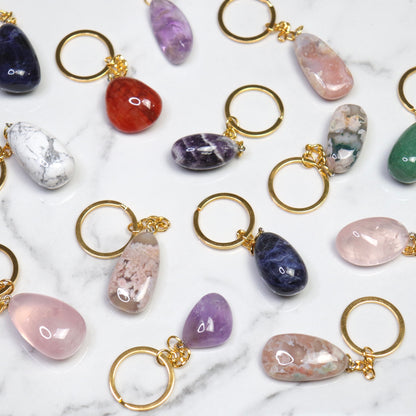 Crystal Keychains- Crescents & Crystals