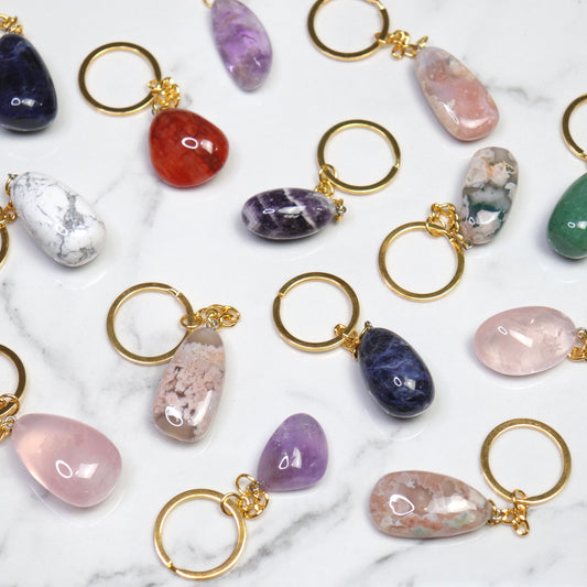 Crystal Keychains- Crescents & Crystals