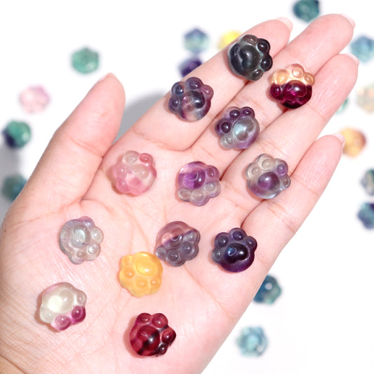 Fluorite Paw Prints