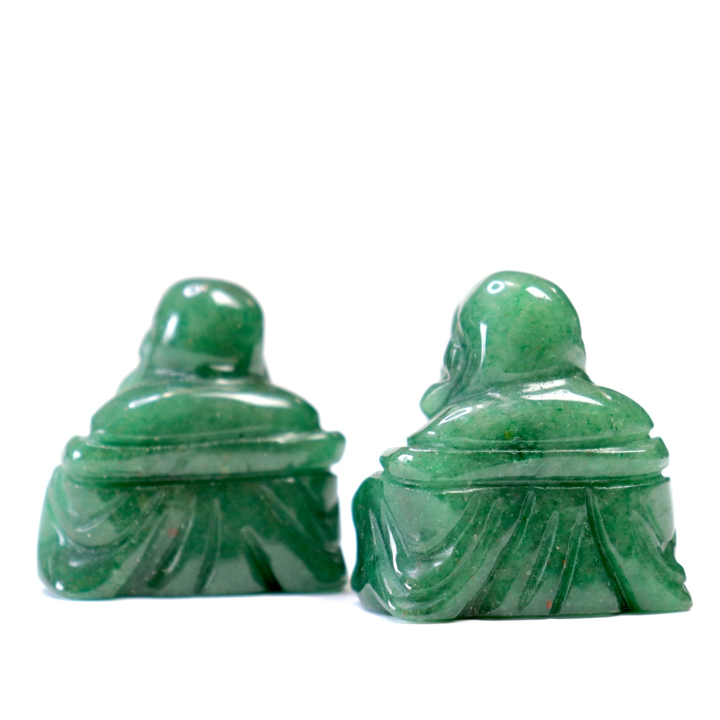  Green Aventurine Buddha- Crescents & Crystals
