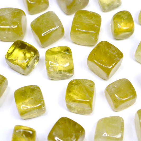 Citrine Cubes - Crescents & Crystals