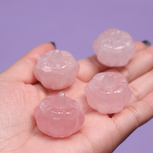 Rose Quartz Mini Pumpkins