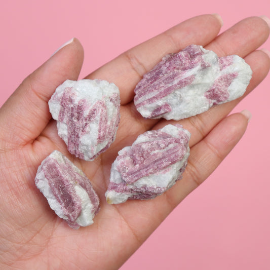 Pink Tourmaline Small Chunks