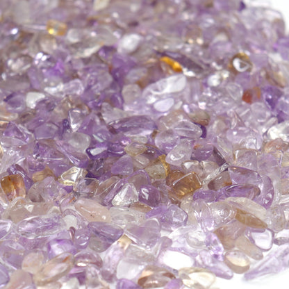 Amethyst & Citrine Chips- Crescents & Crystals