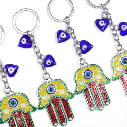 Hamsa Hand Keychain [Yellow]