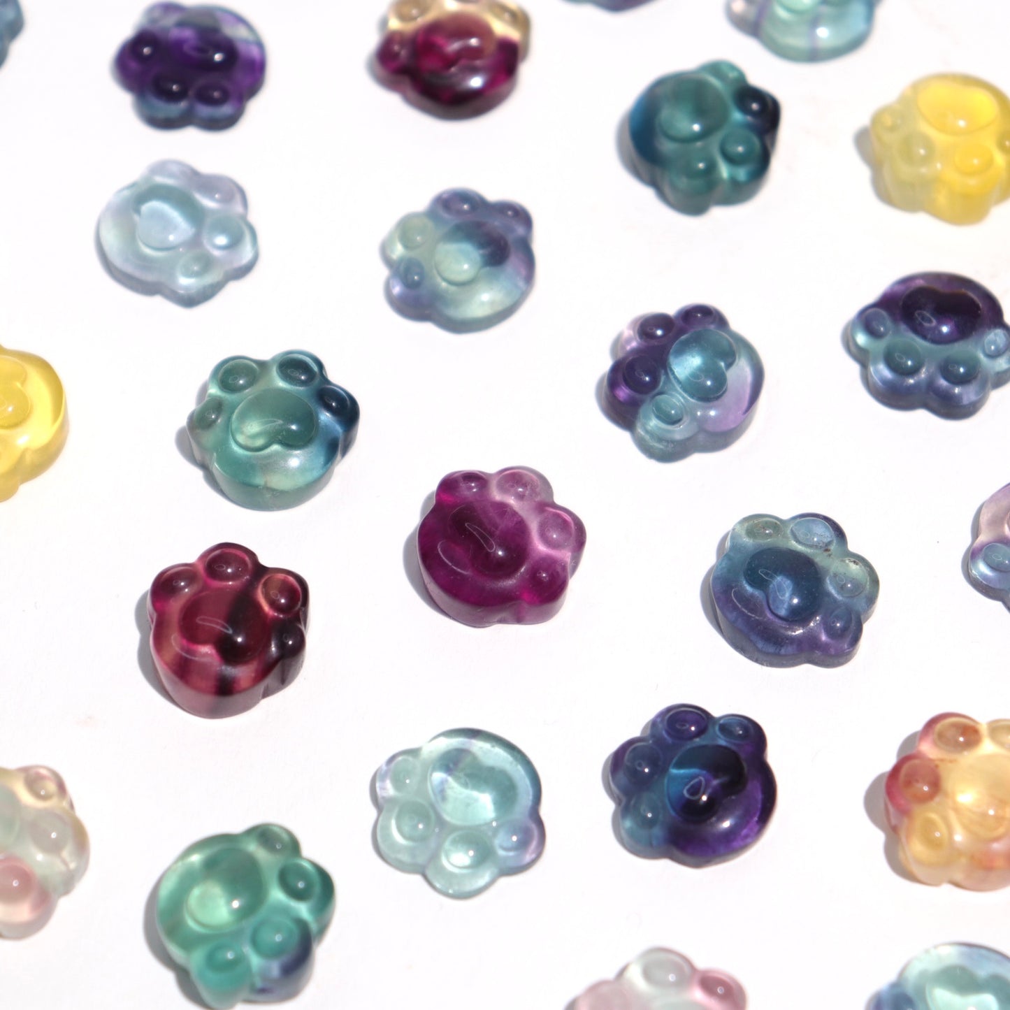 Fluorite Paw Prints