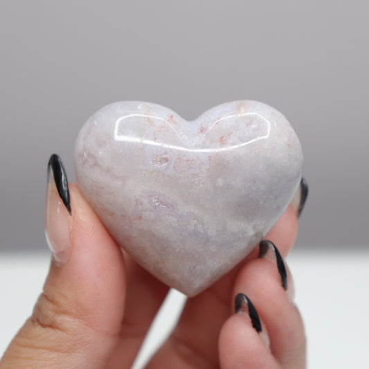 Flower Agate Heart | 4