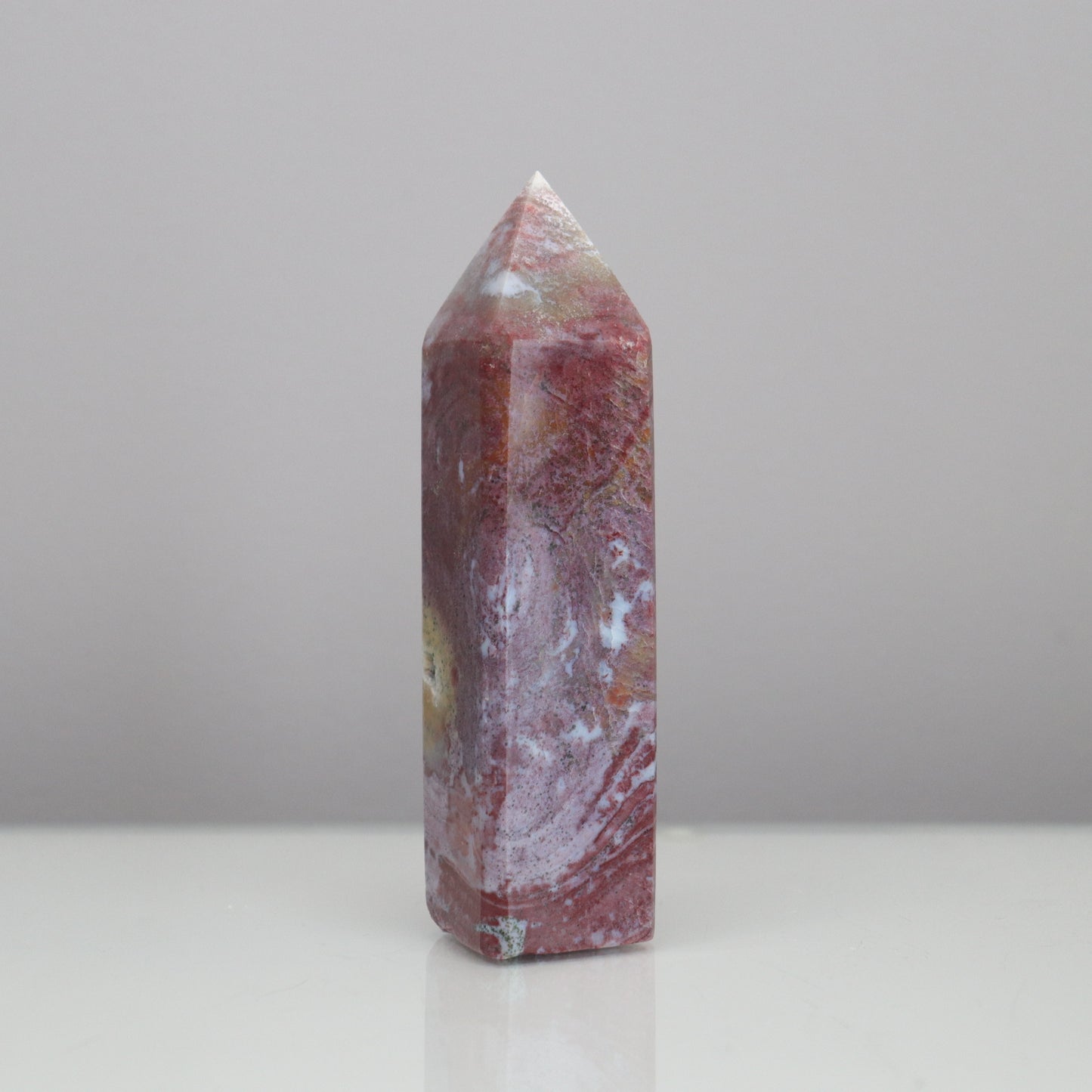 Ocean Jasper Tower  - Crescents & Crystals