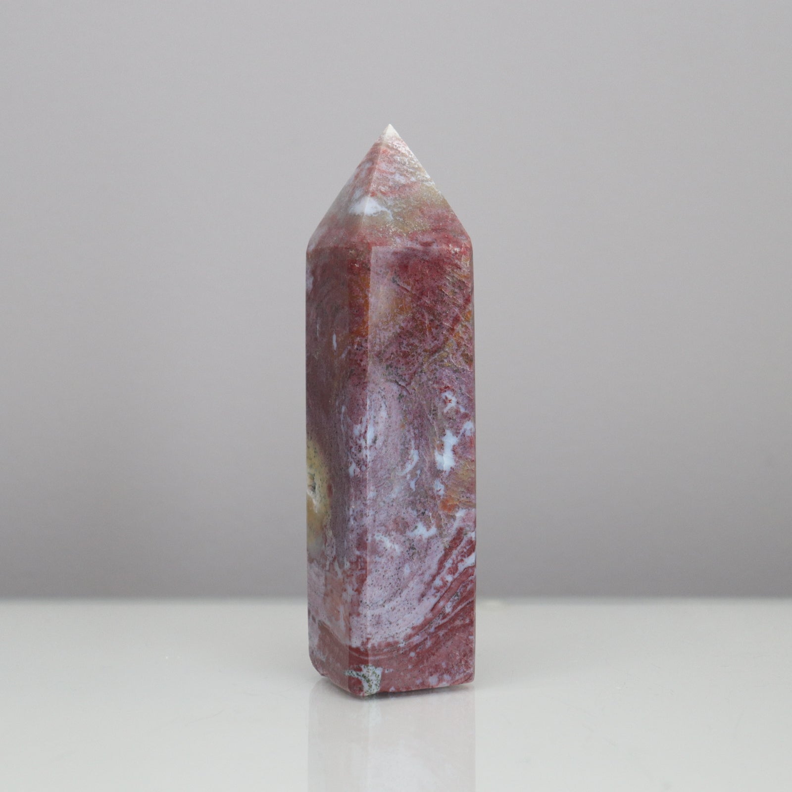 Ocean Jasper Tower  - Crescents & Crystals