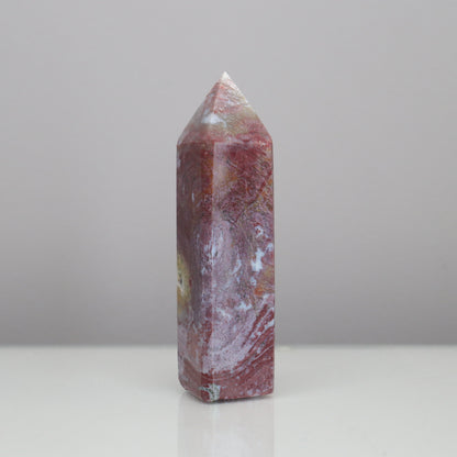 Ocean Jasper Tower  - Crescents & Crystals