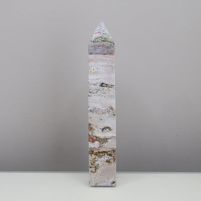 Ocean Jasper Tower  - Crescents & Crystals