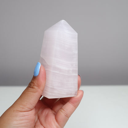 Pink Mangano Calcite Tower [2]