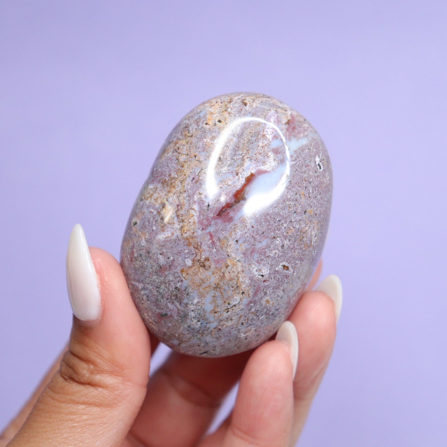 Ocean Jasper Palm Stone | 8