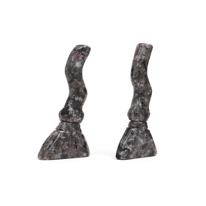 Yooperlite/Black/Silver Sheen Obsidian Witch Brooms
