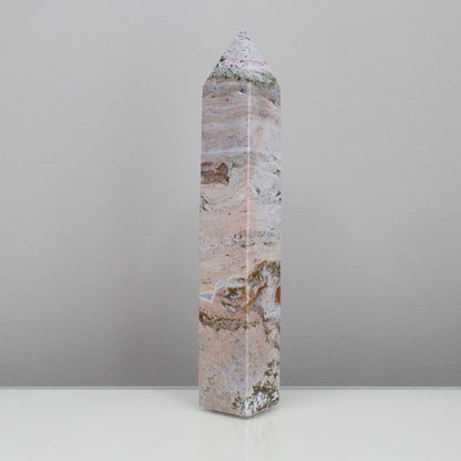 Ocean Jasper Tower  - Crescents & Crystals