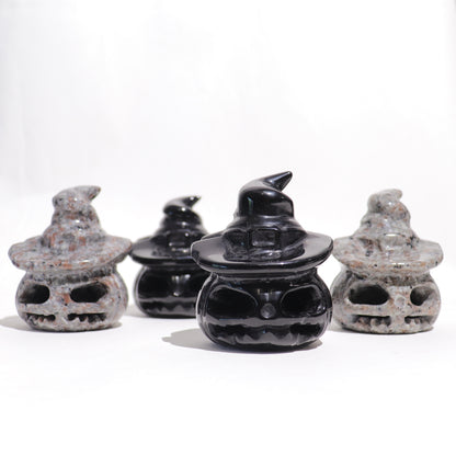 Yooperlite & Black Obsidian Pumpkins