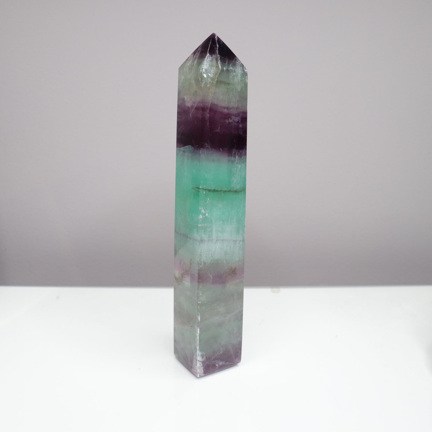 Watermelon Fluorite Tower [1]