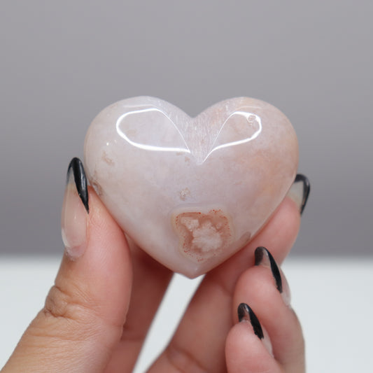 Flower Agate Heart | 2