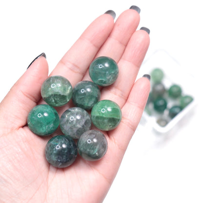 Green Fluorite Mini Spheres [20mm]