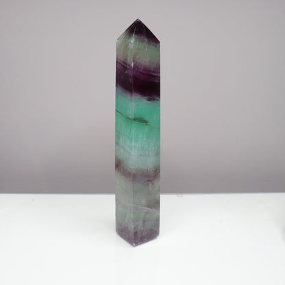 Watermelon Fluorite Tower [1]