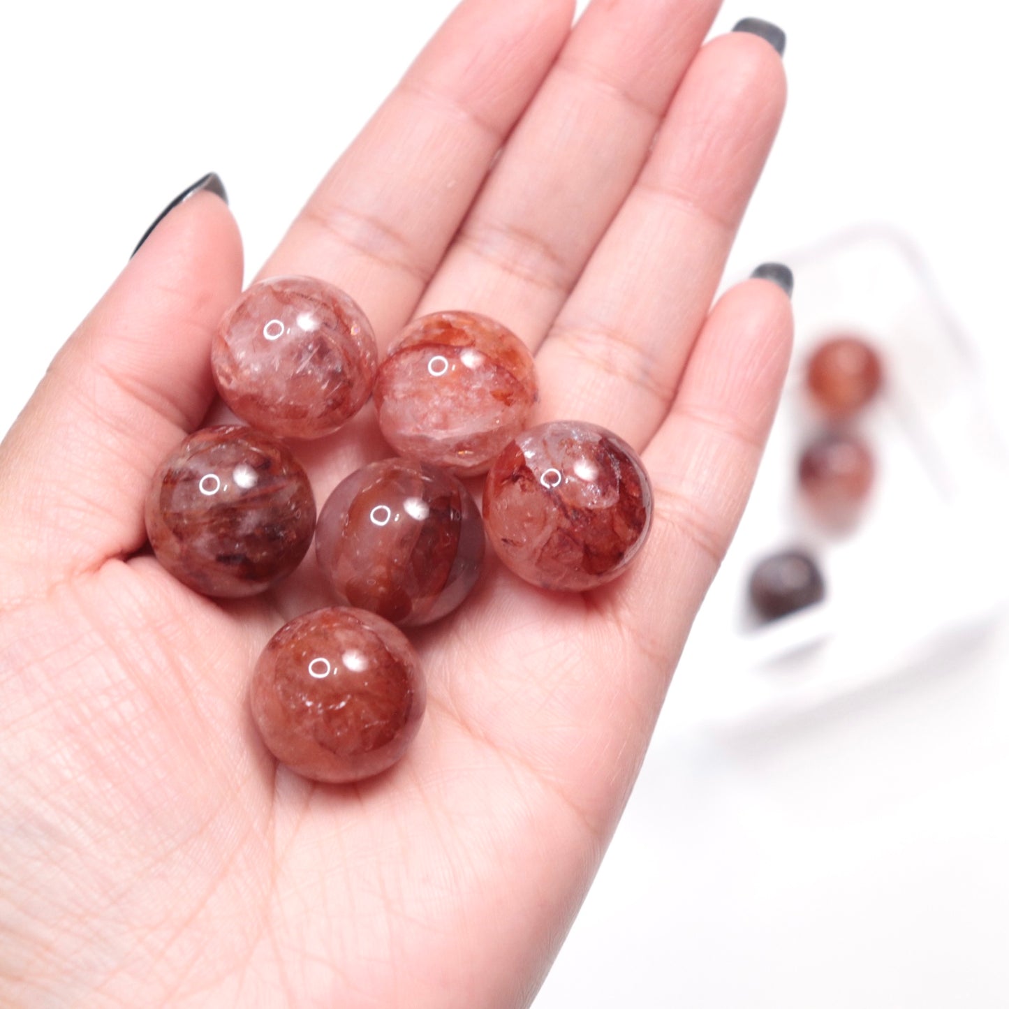 Red Hematoid Quartz Mini Spheres [20mm]