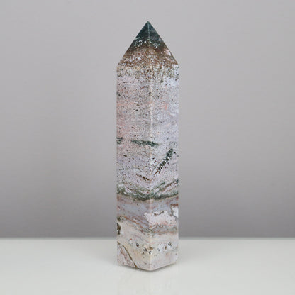 Ocean Jasper Tower  - Crescents & Crystals