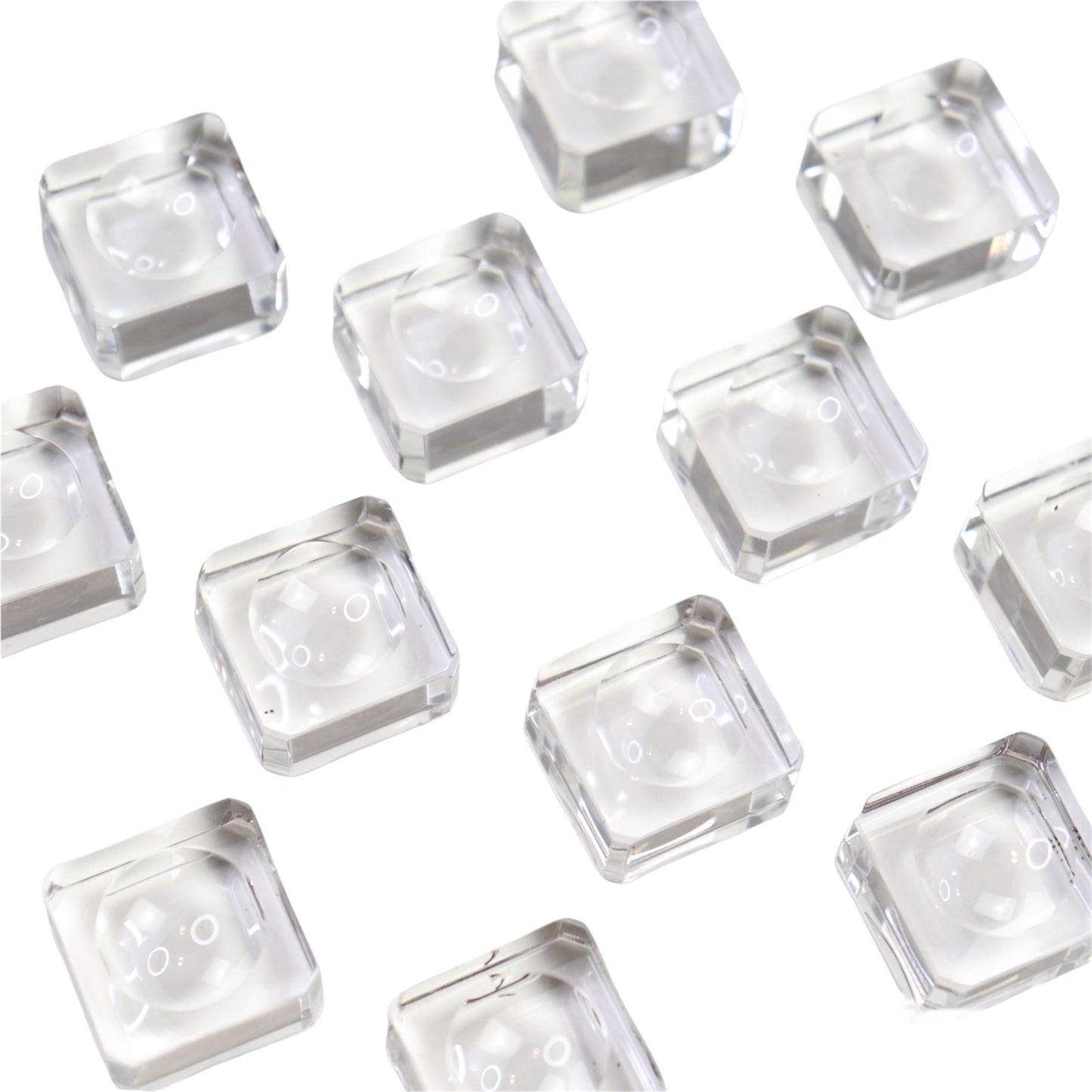 Clear Square Sphere Stands